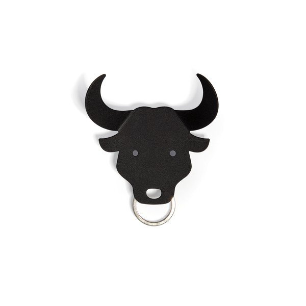 Věšák na klíče Bull, černý-image-1