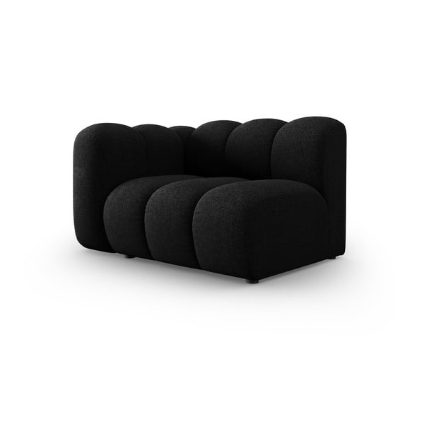 Черно-антрацитен модулен диван (ляв ъгъл) Lupine – Micadoni Home-image-1