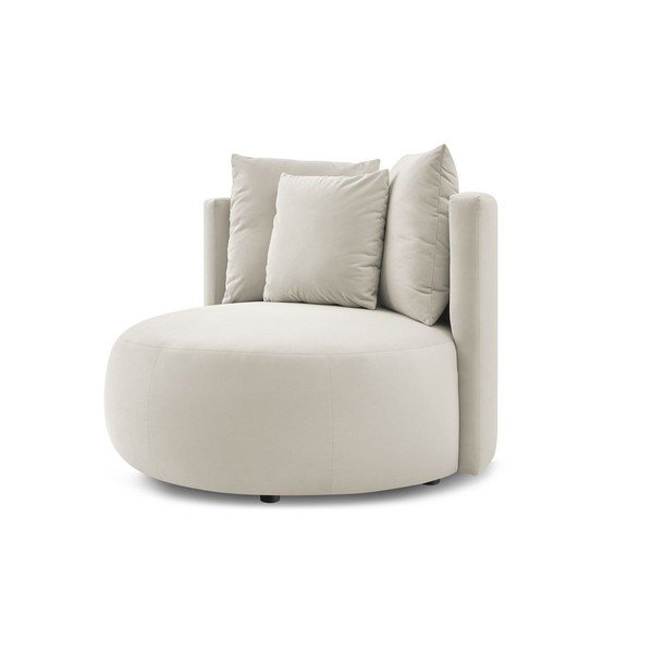 Бежово кадифено кресло Cesar – Bobochic Paris