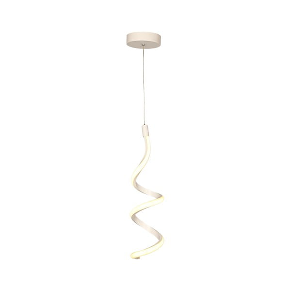 Бяло метално LED висящо осветително тяло ø 12 cm Hilton – Squid Lighting