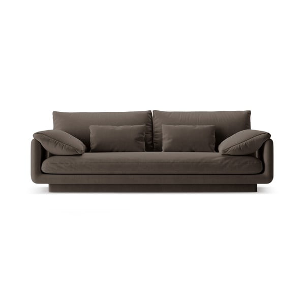 Кафяв диван от букле 220 cm Torino – Micadoni Home