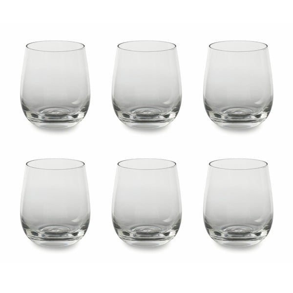Комплект от 6 чаши за вода Прозрачни, 330 ml - Villa d'Este