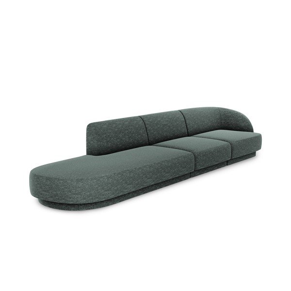 Тъмнозелен диван 302 cm Miley - Micadoni Home-image-3