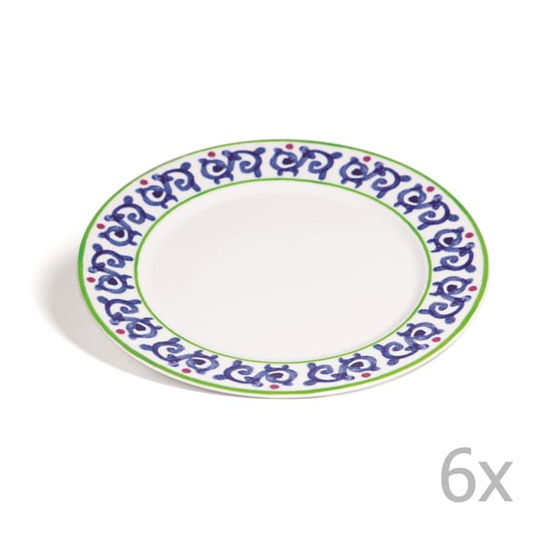 Sada 6 talířů Toscana Gimignano, 27 cm