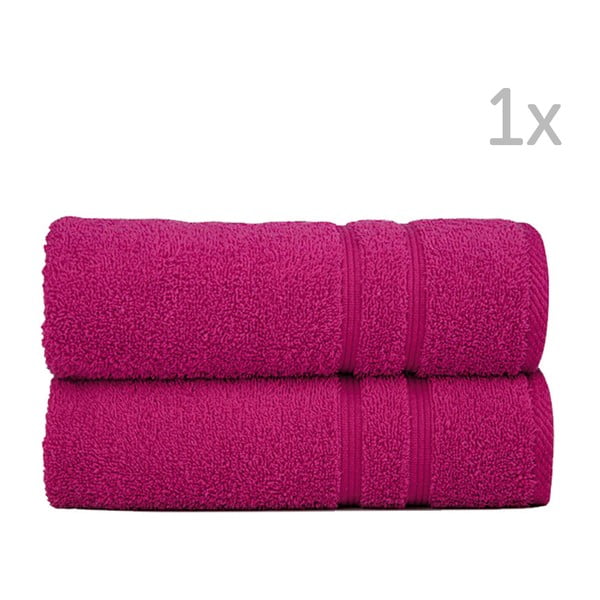 Fuchsiově růžový ručník Sorema Toalha, 30 x 50 cm