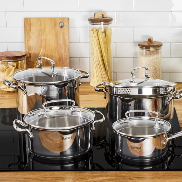 Комплект съдове 10 бр. от неръждаема стомана DUETTO+ G719SA55 – Tefal-image-3