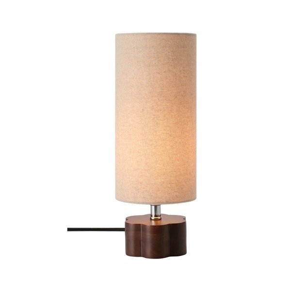 Кафява/бежова ленена настолна лампа (височина 33,5 cm) Joline – Ellos Home-image-3