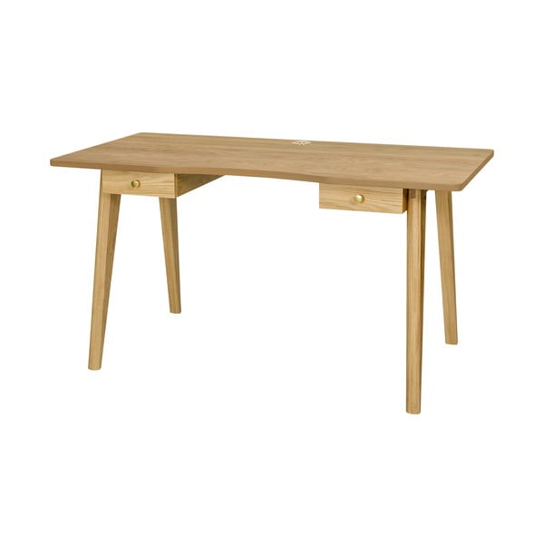 Работна маса от декор от дъб  70x140 cm Nice – Woodman-image-2