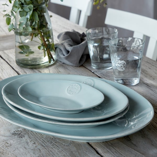 Тюркоазена овална тава от керамика , 20 x 14,5 cm Nova - Costa Nova-image-1