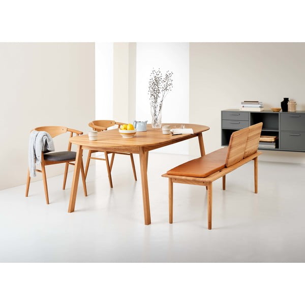 Допълнителна табла за маса за хранене от масивен дъб 45x100 cm Amalfi – Hammel Furniture-image-1