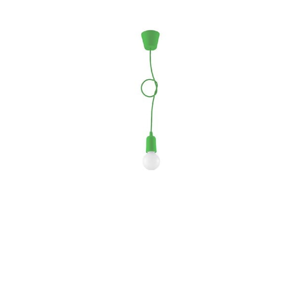 Зелена лампа-висулка 9x9 cm Rene - Nice Lamps
