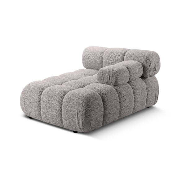 Светлосив модул за диван от букле (десен ъгъл) Bellis – Micadoni Home-image-4