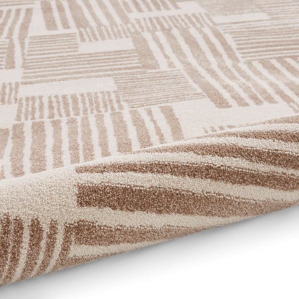 Светлокафяв килим 160x230 cm Blocks – Catherine Lansfield-image-3