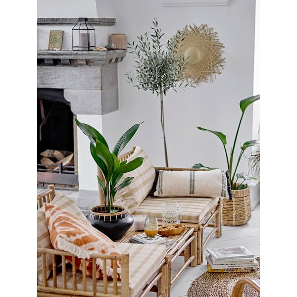 Градински модул за диван в естествен цвят (ляв ъгъл) Корфу - Bloomingville-image-3