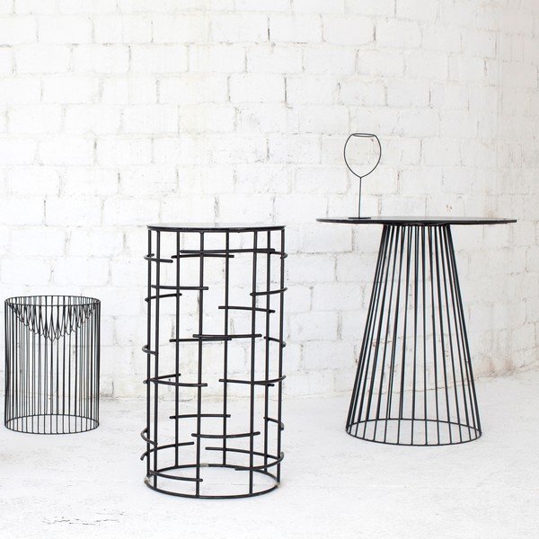 Černý odkládací stolek Serax Bistrot Garbo, ⌀ 30 cm-image-2