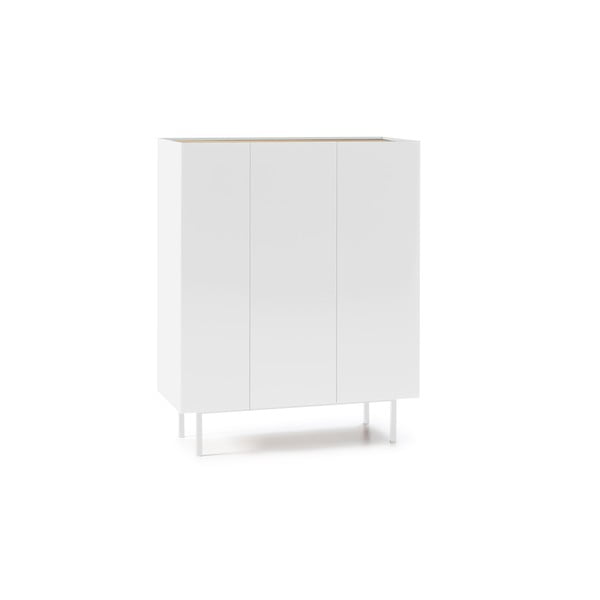 Бял висок скрин от декор от дъб  95x120 cm Arista – Teulat-image-2