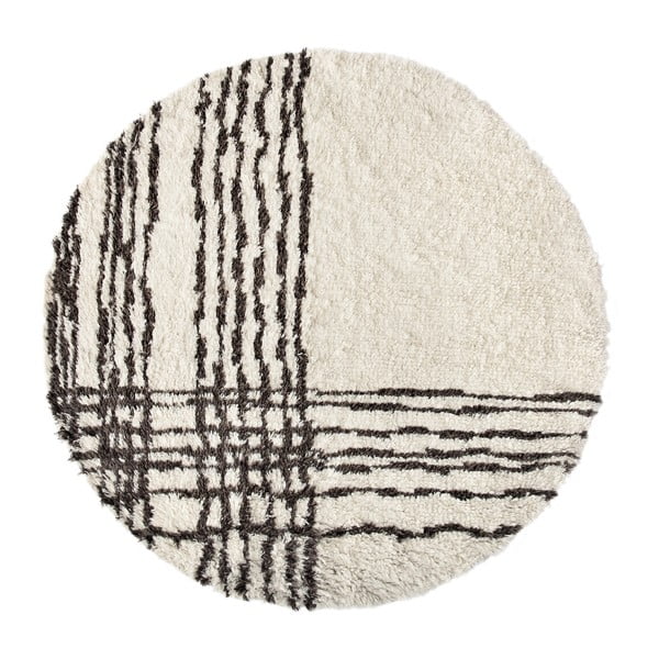 Вълнен килим Efrain, ⌀ 200 cm - Linen Couture