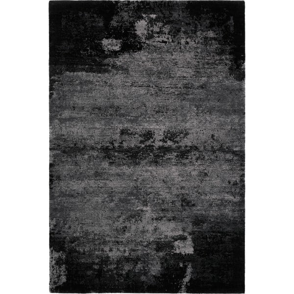 Тъмносив вълнен килим 200x300 cm Bran - Agnella