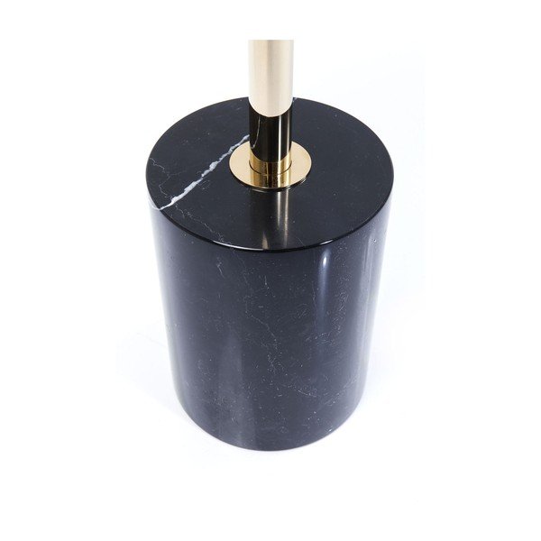 Черна масичка за кафе с основа в златисто Основа, ø 46 cm San Remo - Kare Design-image-3