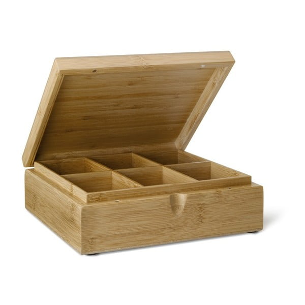 Бамбукова кутия за чай с 6 отделения - Bredemeijer