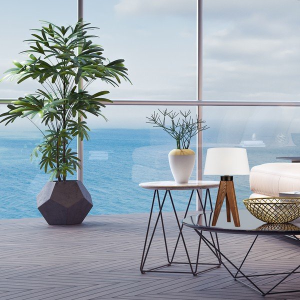 Бяла настолна лампа - LAMKUR-image-2