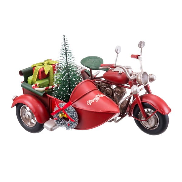 Метална коледна фигурка Motorcycle with Sidecar – Casa Selección