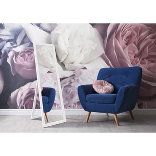 Подово огледало с бяла рамка , 46 x 146 cm Sicilia - Styler