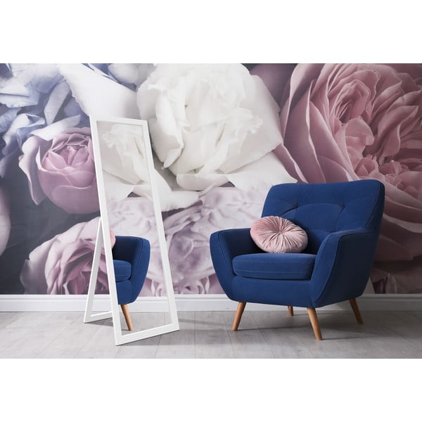 Подово огледало с бяла рамка , 46 x 146 cm Sicilia - Styler-image-1