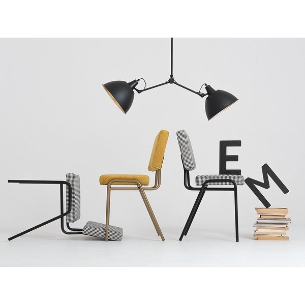 Бял и черен стол за хранене Simple - CustomForm-image-4