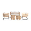 Бежови градински мебели от изкуствен ратан Vistdal - Bonami Essentials