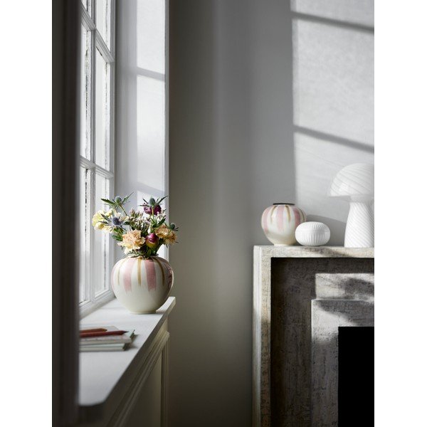 Ваза от бяла и розова керамика ø 16 cm Canvas - Kähler Design-image-1