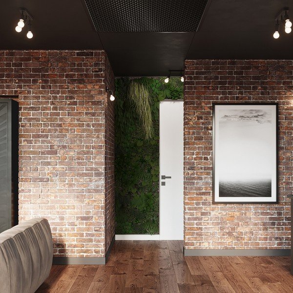 Черно метално осветително тяло за таван ø 6 cm Brando – Sollux-image-4