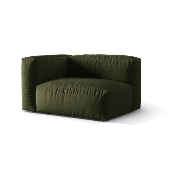 Зелен модул за диван (ляв ъгъл) Martina – Micadoni Home-image-1