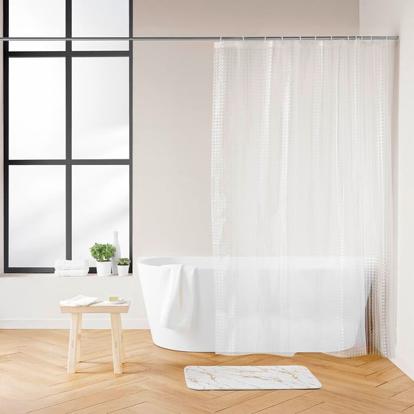 Завеса за душ 180x200 cm Cube – douceur d'intérieur-image-1