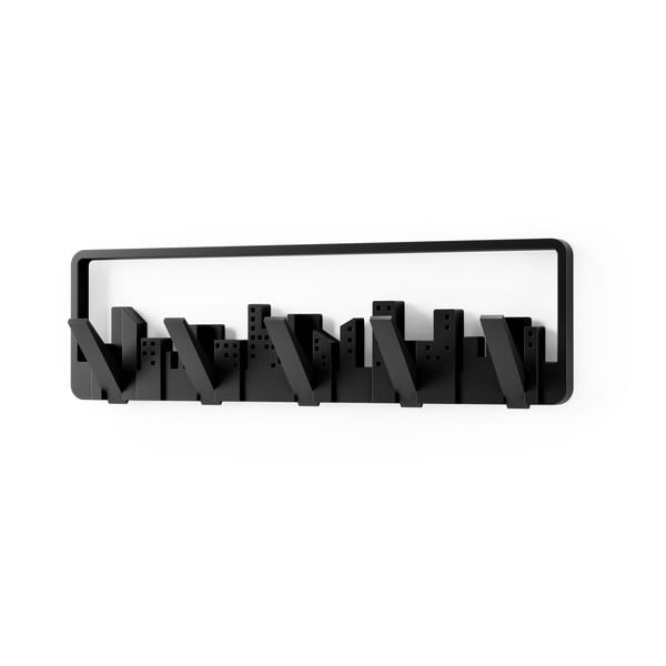 Черна пластмасова закачалка за стена Skyline - Umbra-image-3