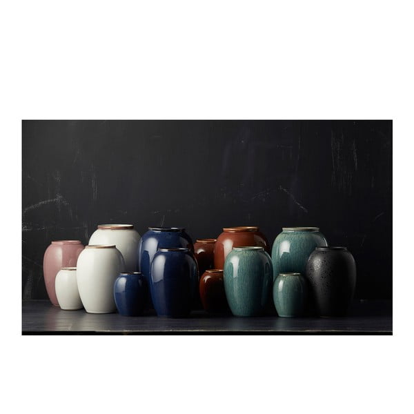 Тъмносиня глинена ваза (височина 20 cm) Gastro Blue – Bitz-image-2