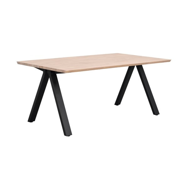 Сгъваема маса за хранене с дъбов плот 170x100 cm Carradale - Rowico-image-3