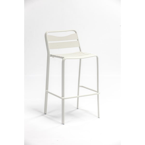 Бели метални градински бар столове в комплект от 2 бр. Spring – Ezeis