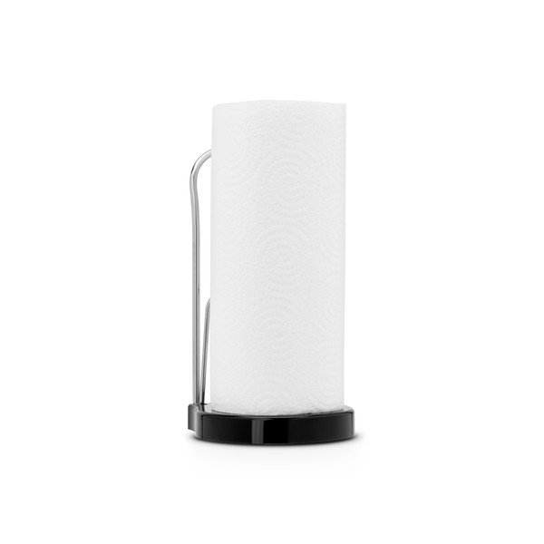 Черен гланц стоманена стойка за кухненска хартия – Brabantia-image-2