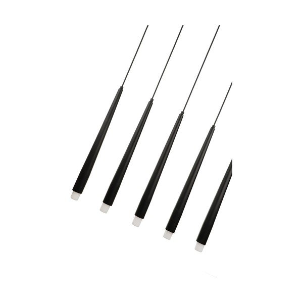 Черно висящо осветително тяло Agusta – Squid Lighting-image-2