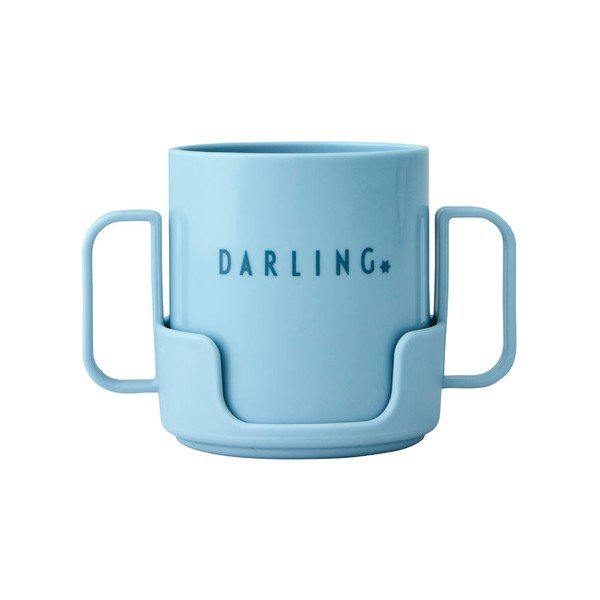 Светлосиня детска чаша Darling Mini - Design Letters-image-3