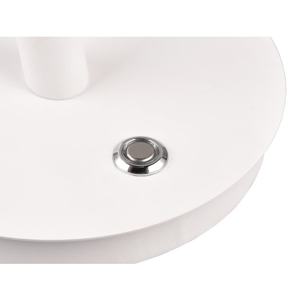 Бяла LED настолна лампа с метален абажур (височина 56 см) Nala - Trio Select-image-1