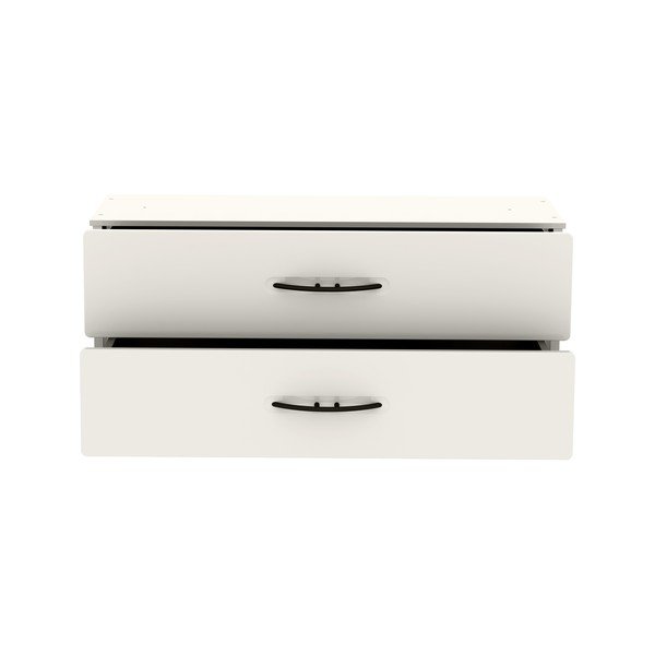 Бял компонент с чекмеджета 80x36 cm Dakota - Tenzo-image-4