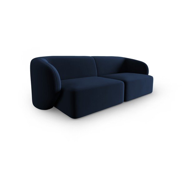 Син кадифен диван 188 cm Paolo – Milo Casa-image-2