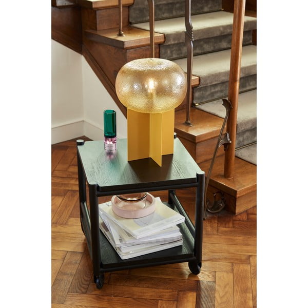 Оранжева настолна лампа със стъклен абажур (височина 36 cm) Podium – Hübsch-image-1