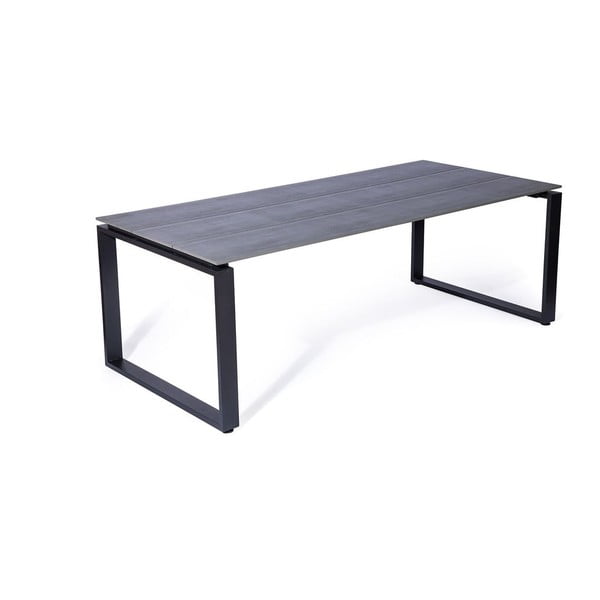 Комплект от 4 ратанови стола за хранене Gabriela и черна маса Strong - Bonami Essentials-image-2