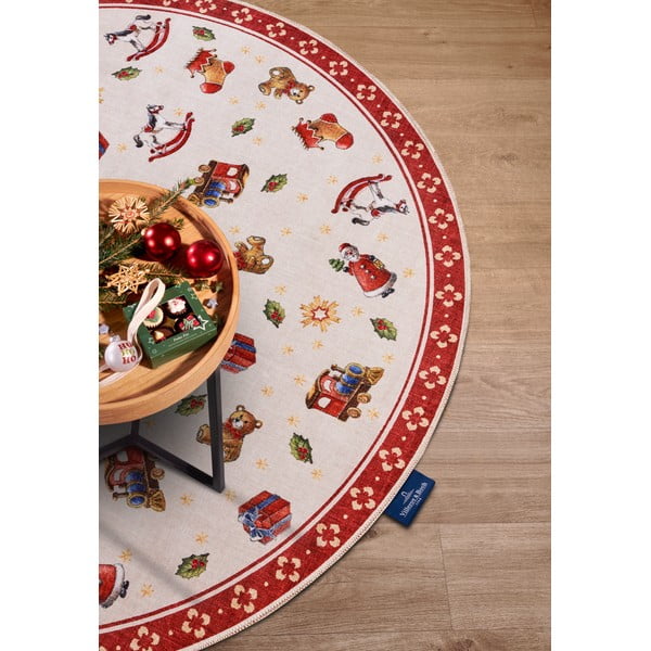 Червен  кръгъл килим с коледен мотив ø 150 cm Red Christmas – Villeroy&Boch-image-3