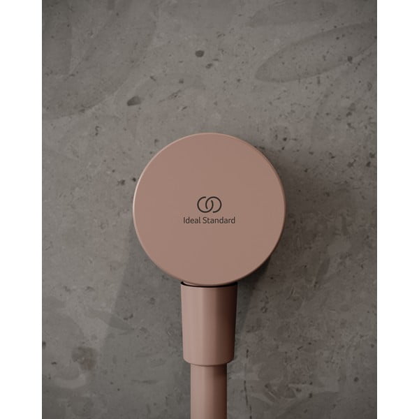 Светлорозова метална част за свързване към душ IdealRain – Ideal Standard-image-1