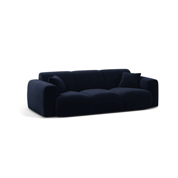 Тъмносин кадифен диван 235 cm Molino – Micadoni 
