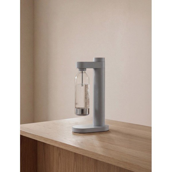 Сива машина за газирани напитки от неръждаема стомана Brus – Stelton-image-3